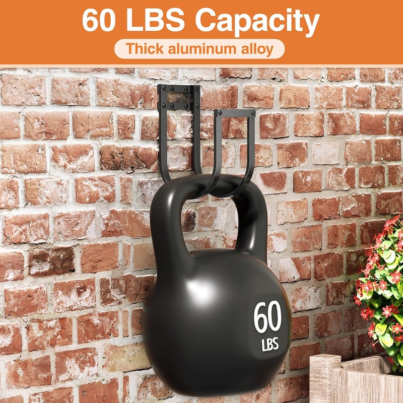 pickpiff Garden Hose Holder Wall Mount - Metal Water Hose Hanger for Outside, Durable Hose Hook for Garden, Garage, or Yard Storage - Image 5